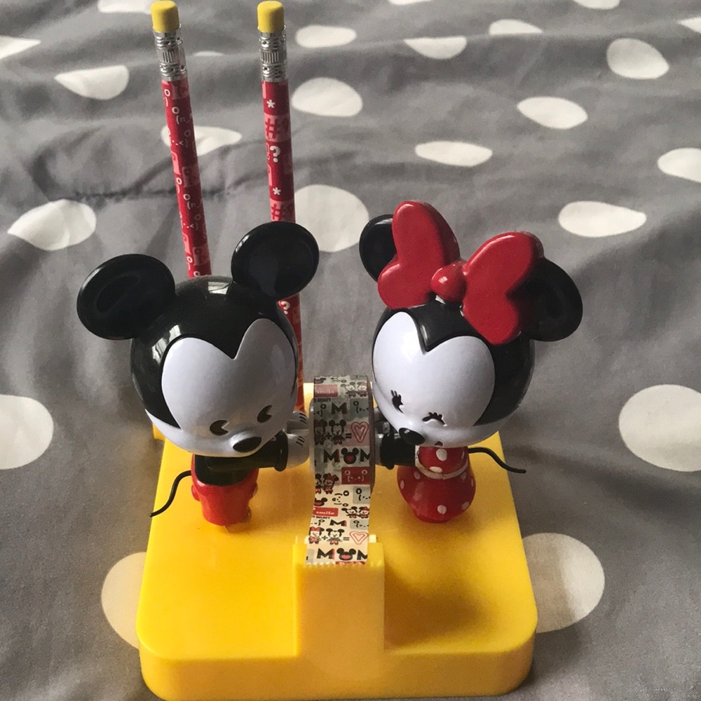Mickey and Minnie tape dispenser